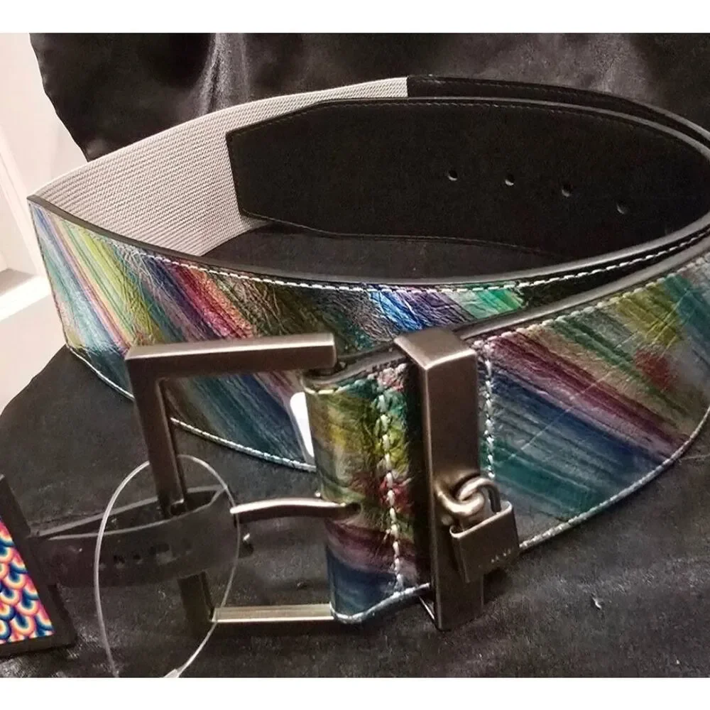 Kurt Geiger London‎ Rainbow Leather Belt